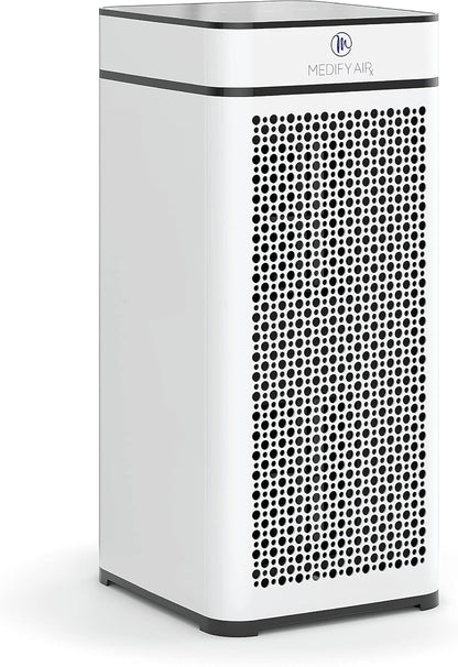 Medify MA-40 Air Purifier with HEPA Filter | 1,793 Ft² Coverage in 1Hr for Smoke, Wildfires, Odors, Pollen, Pets | Quiet Removal to 0.3 Microns | White, 1-Pack